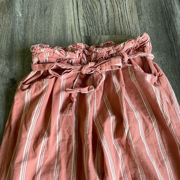 Thread & Supply Women’s High Waited Orange Striped Pants, size medium - Picture 4 of 14